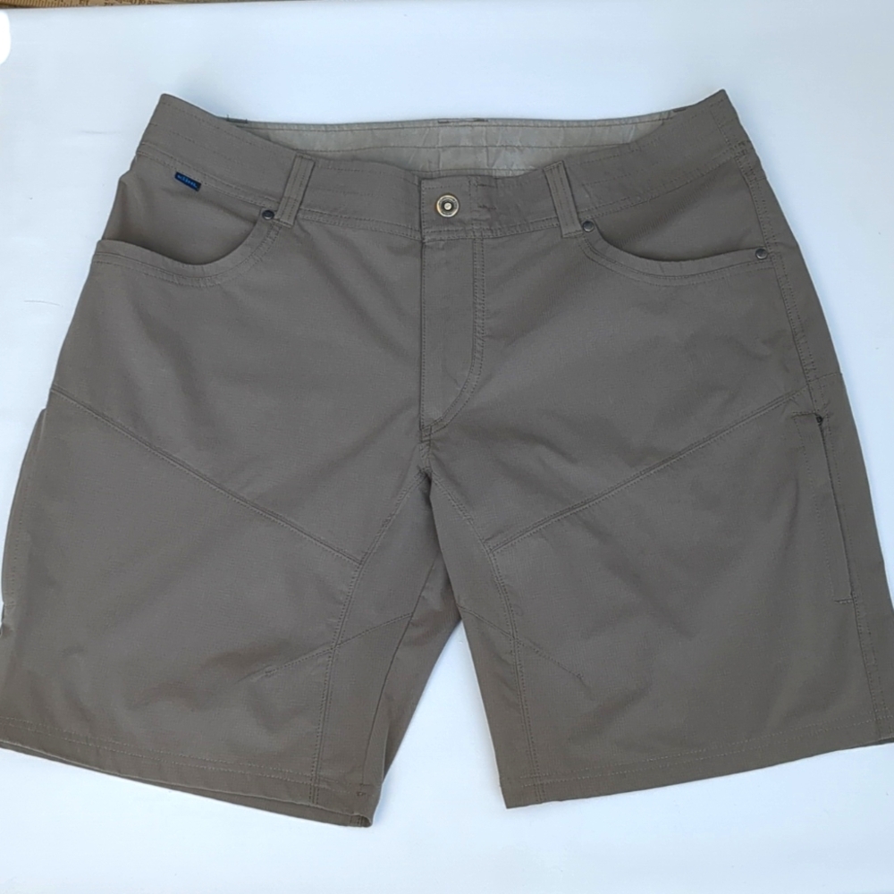 Kuhl Silencr Kargo Hiking Outdoor Shorts Sz 40 Olive Green